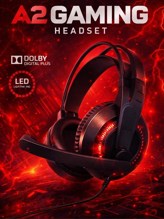 MISDE A02 / A08 / A68 Gaming Headset USB, с микрофоном, RGB - 