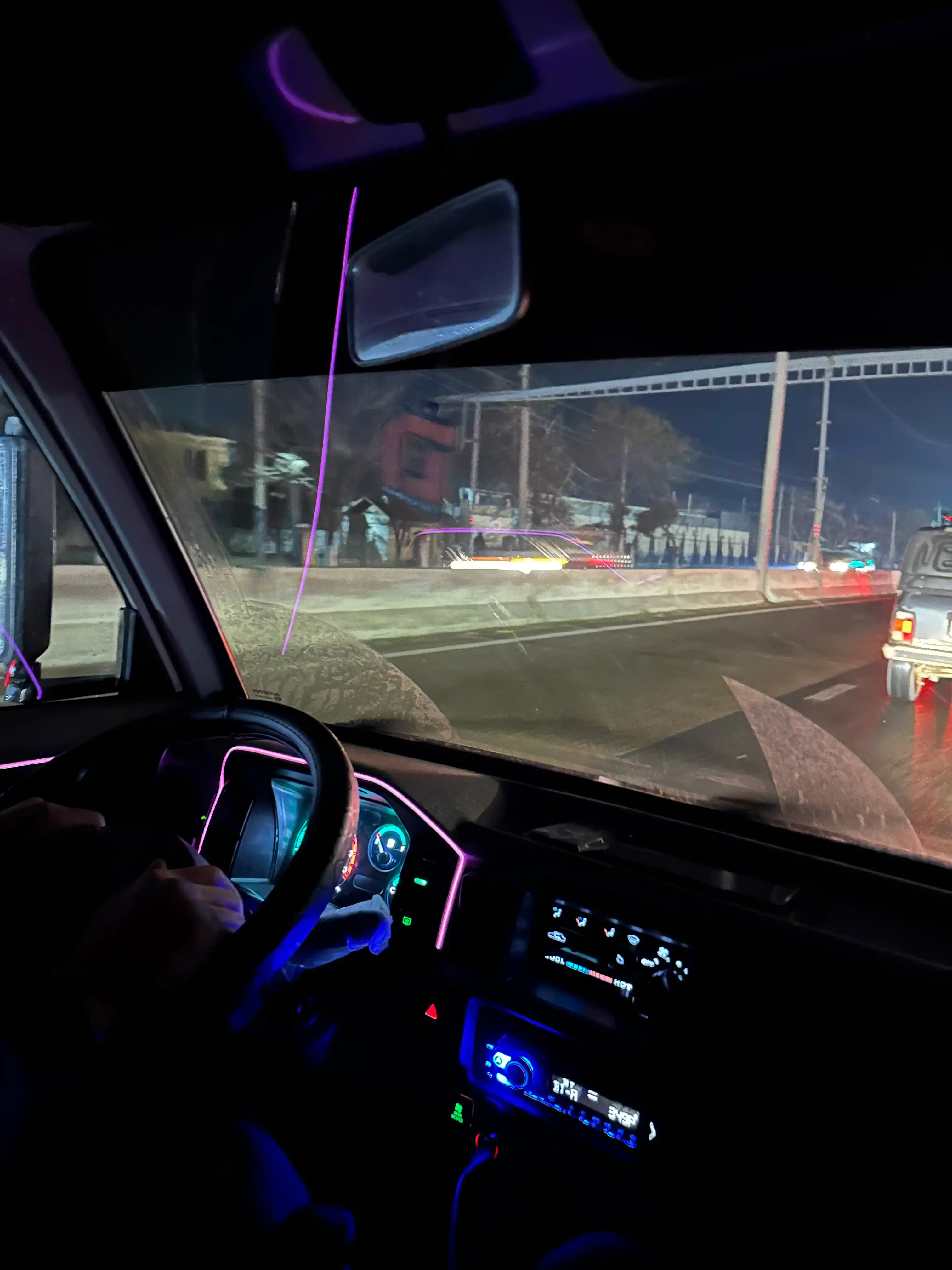 Светодиодная лента для авто, неоновая LED подсветка в машину