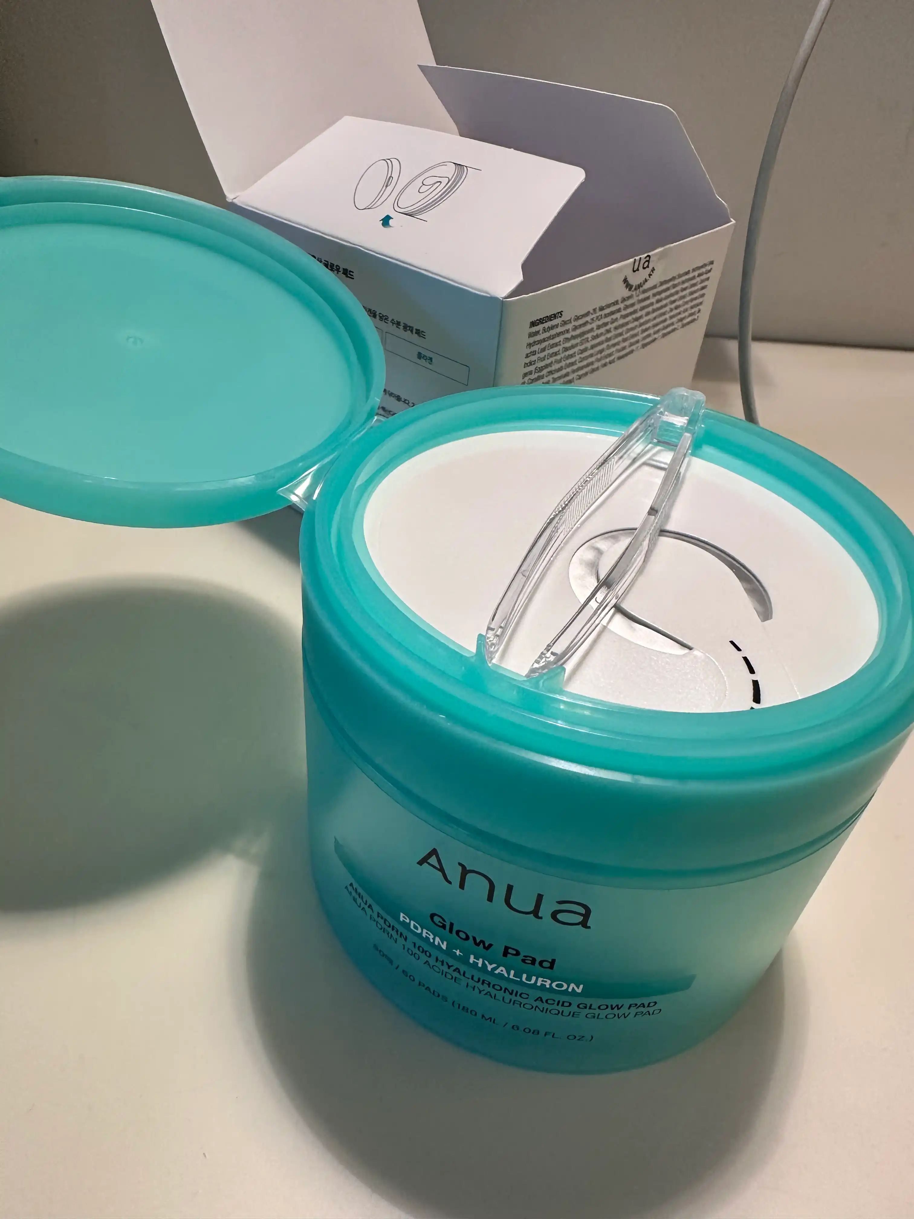 Корейские пэды для лица Anua: Niacinamide TXA, PDRN Hyaluronic и Azelaic Acid, 60-90 шт