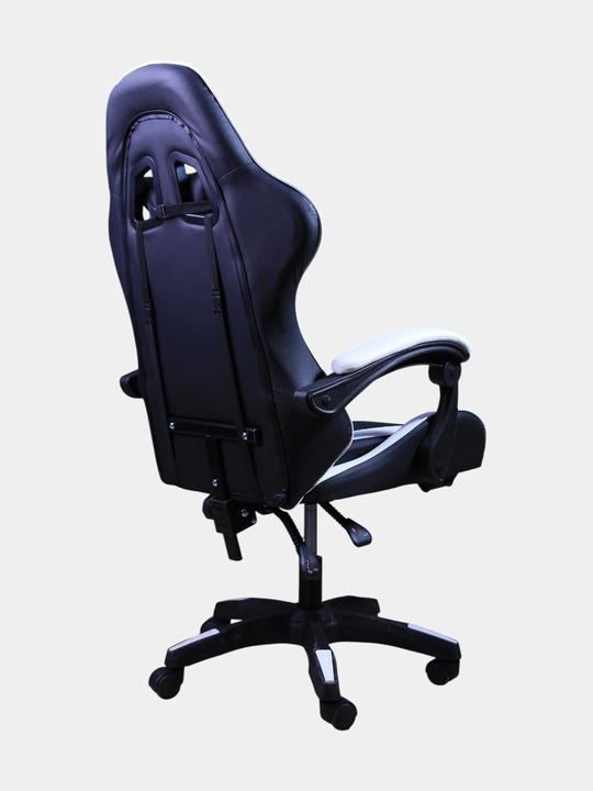Gaming kreslo Lunix, kompyuter va ofis uchun, oyoq qo'ygichli o'rindiq