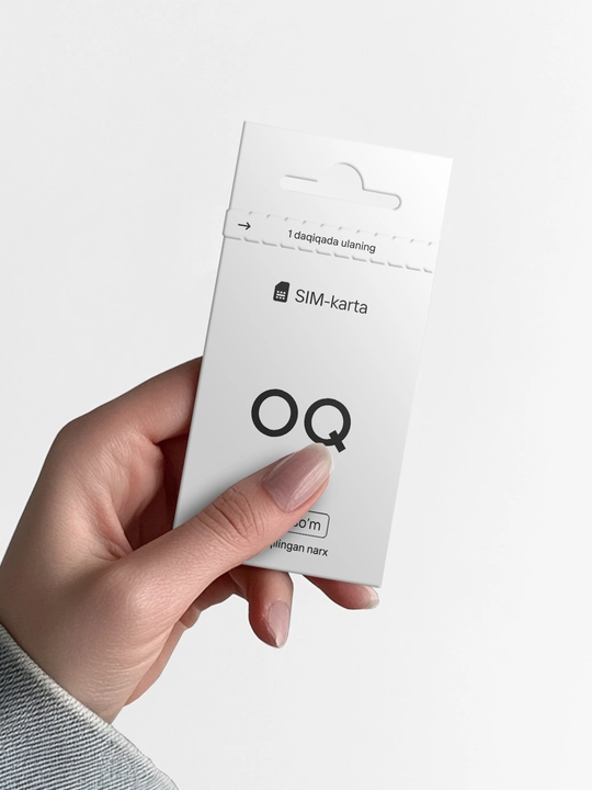 SIM-карты OQ для всех типов мобильных телефонов, 100 ГБ бонус + 15000 бонус
