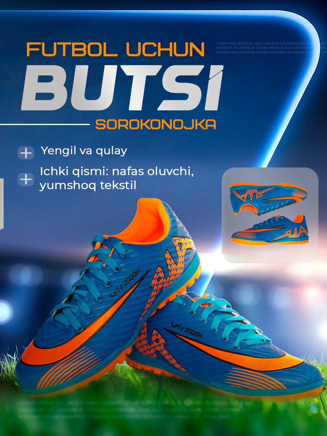 Butsi Partner Futbol butsi, sarakanoshka, butsalar kattalar va o'smirlar uchun. O ...