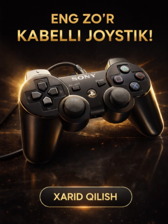 Sony PlayStation 3 uchun Kabelli Joystick (USB) - 