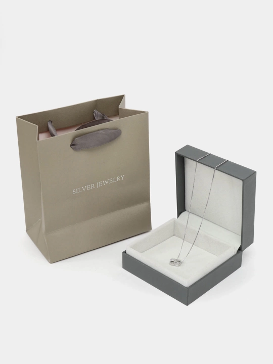 Ayollar uchun 925-proba sterling Kumush zanjir Clover  "ALIXANDRA" brendi