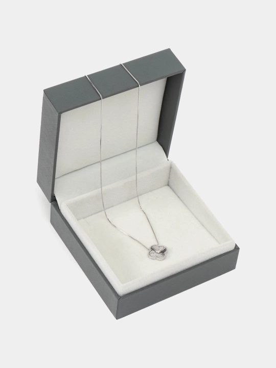 Ayollar uchun 925-proba sterling Kumush zanjir Clover  "ALIXANDRA" brendi