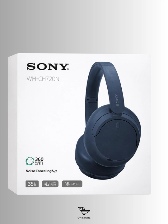Беспроводные наушники Sony WH-CH720N с шумоподавлением ANC, Bluetooth 5.2