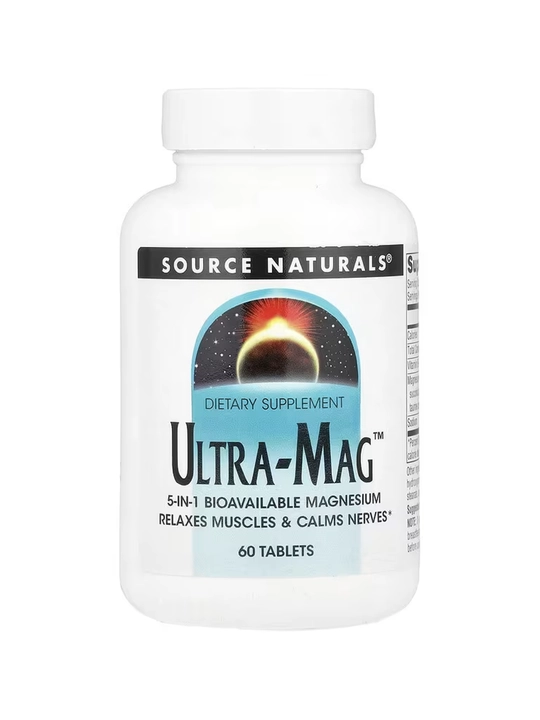 Ultra-Mag, Source Naturals, 60 tabletkalar