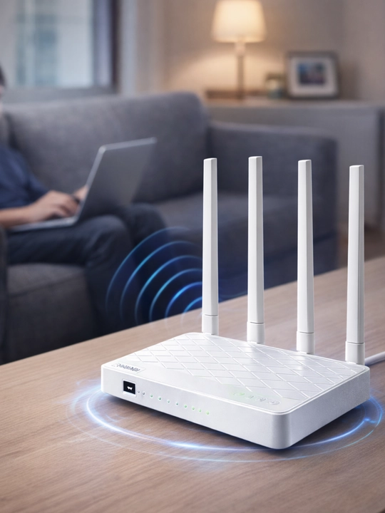 4G, 5G LTE Wi-Fi роутер, 300 Мбит.с, 4 антенны, поддержка SIM-карты - 