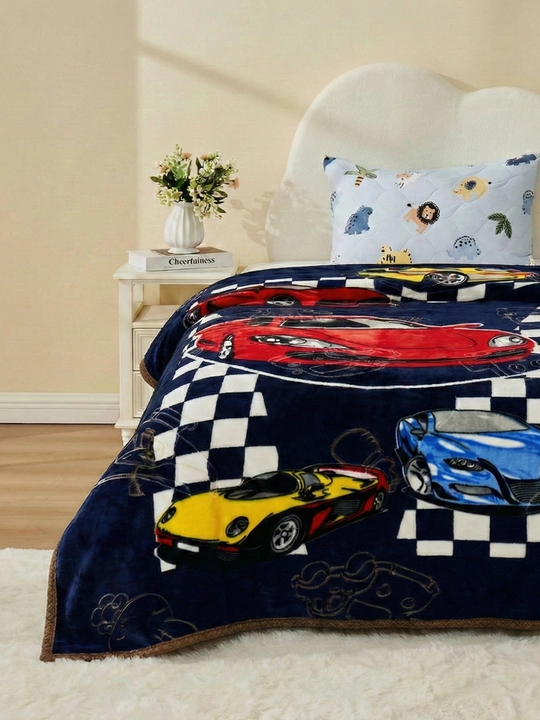 Детское одеяло, 100х130 см, мягкое, современный дизайн, вес 1,1 кг
