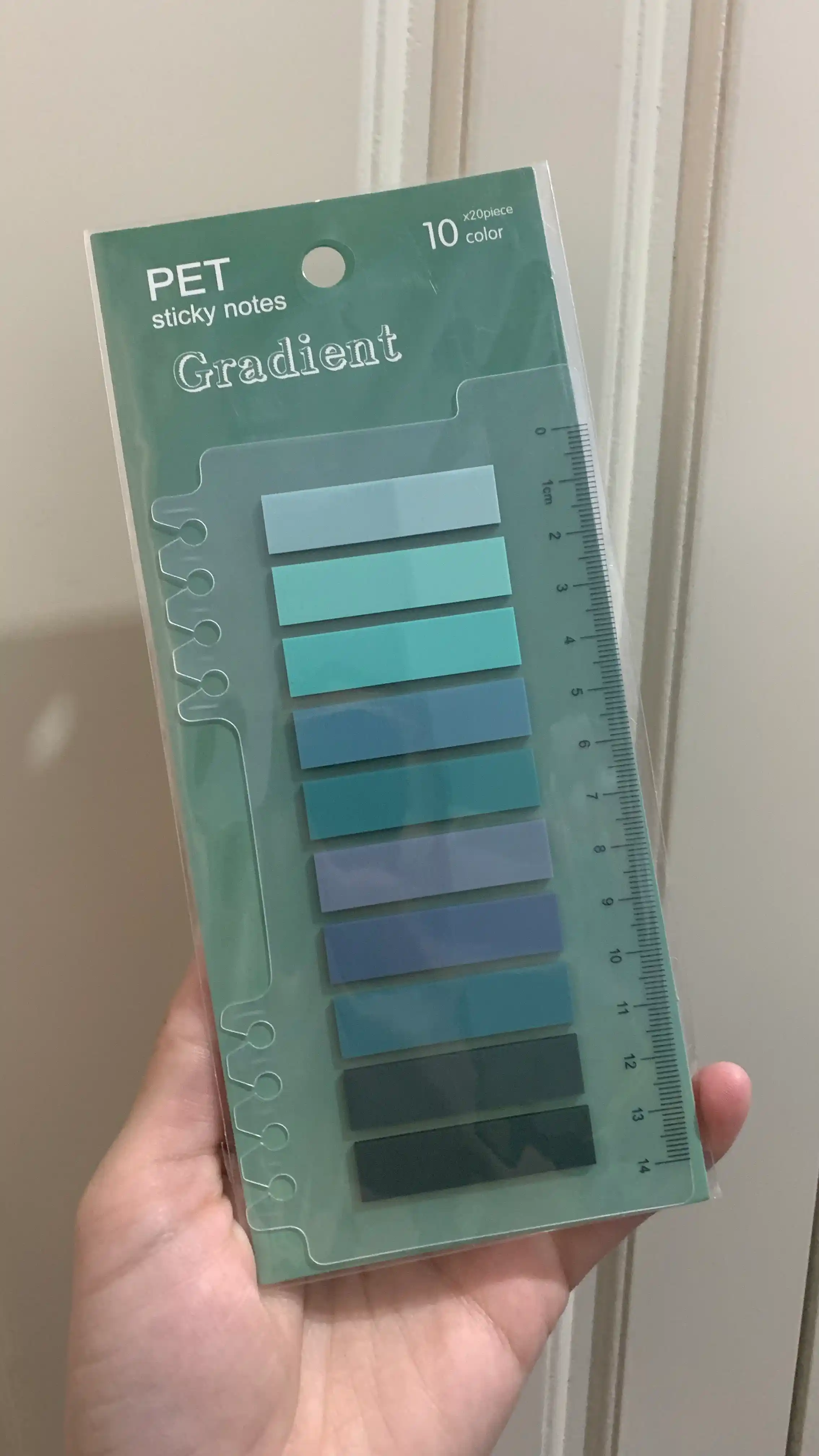 Gradient indeks stikerlari, 10 xil rang