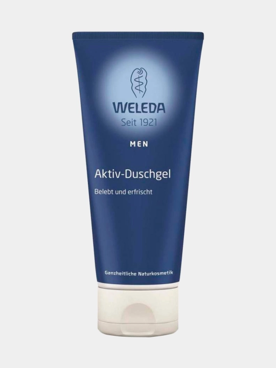 Dush uchun gel WELEDA ACTIVE FRESH 3 tasi 1 da, erkaklar uchun, 200 ml - 