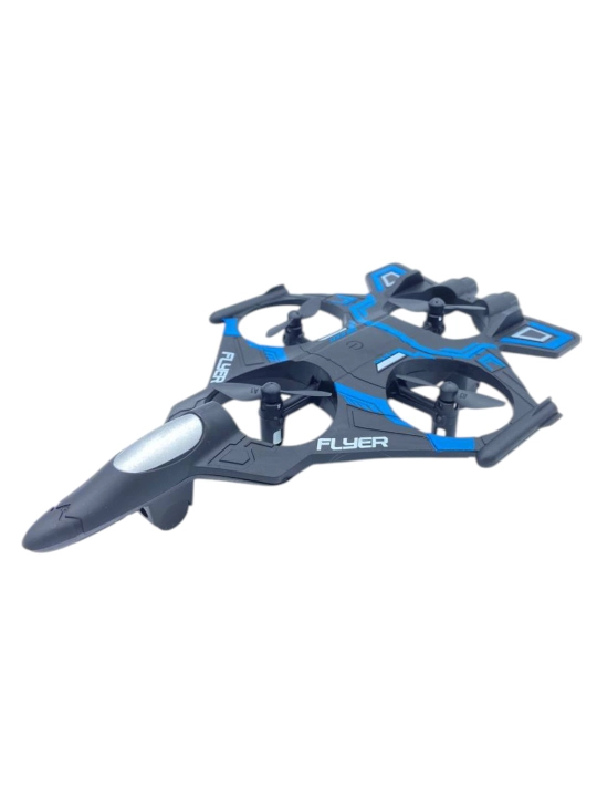 Dron samolyot radioboshqaruvli, 360° manyovrli, RGB chiroqli qiruvchi samolyot, o'yinchoq