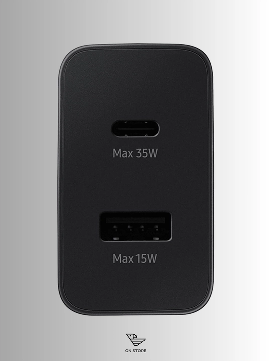 Сетевое зарядное устройство Samsung 50W Duo Port, 2×USB-C, быстрая зарядка