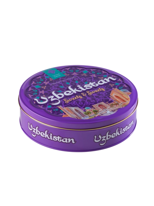 Подарочный набор конфет Uzbekistan Sweets & Sweets, в металлической коробке, 500 г