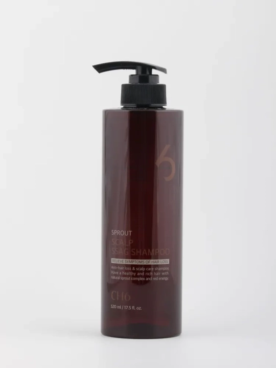 Шампунь против выпадения и для роста волос CH6 Scalp SSAG Shampoo, 520 мл