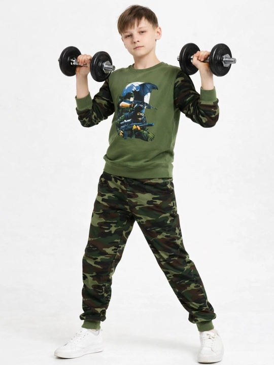 Trikotaj sport kostyumi – jogger shimlar va xudi bilan - 