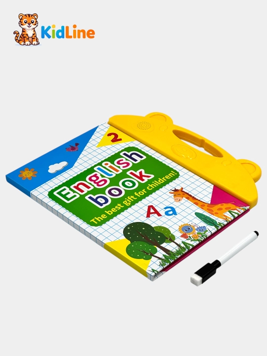 Interaktiv ovozli bolalar uchun English Book – Harflar va so‘zlar o‘rgatuvchi audio
