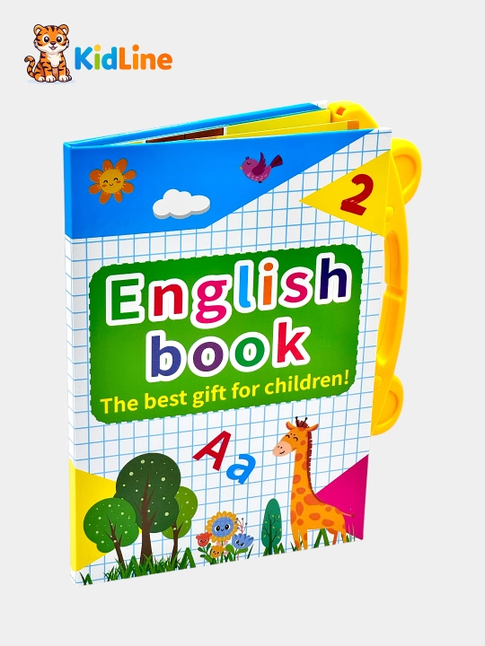 Interaktiv ovozli bolalar uchun English Book – Harflar va so‘zlar o‘rgatuvchi audio
