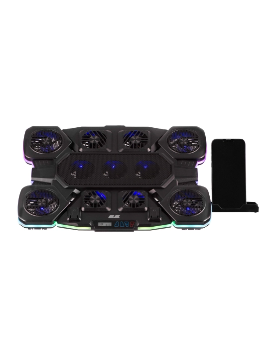 2E GAMING sovutgichli noutbuk tagligi, 14"-17.3," LED yoritgich, kuchli