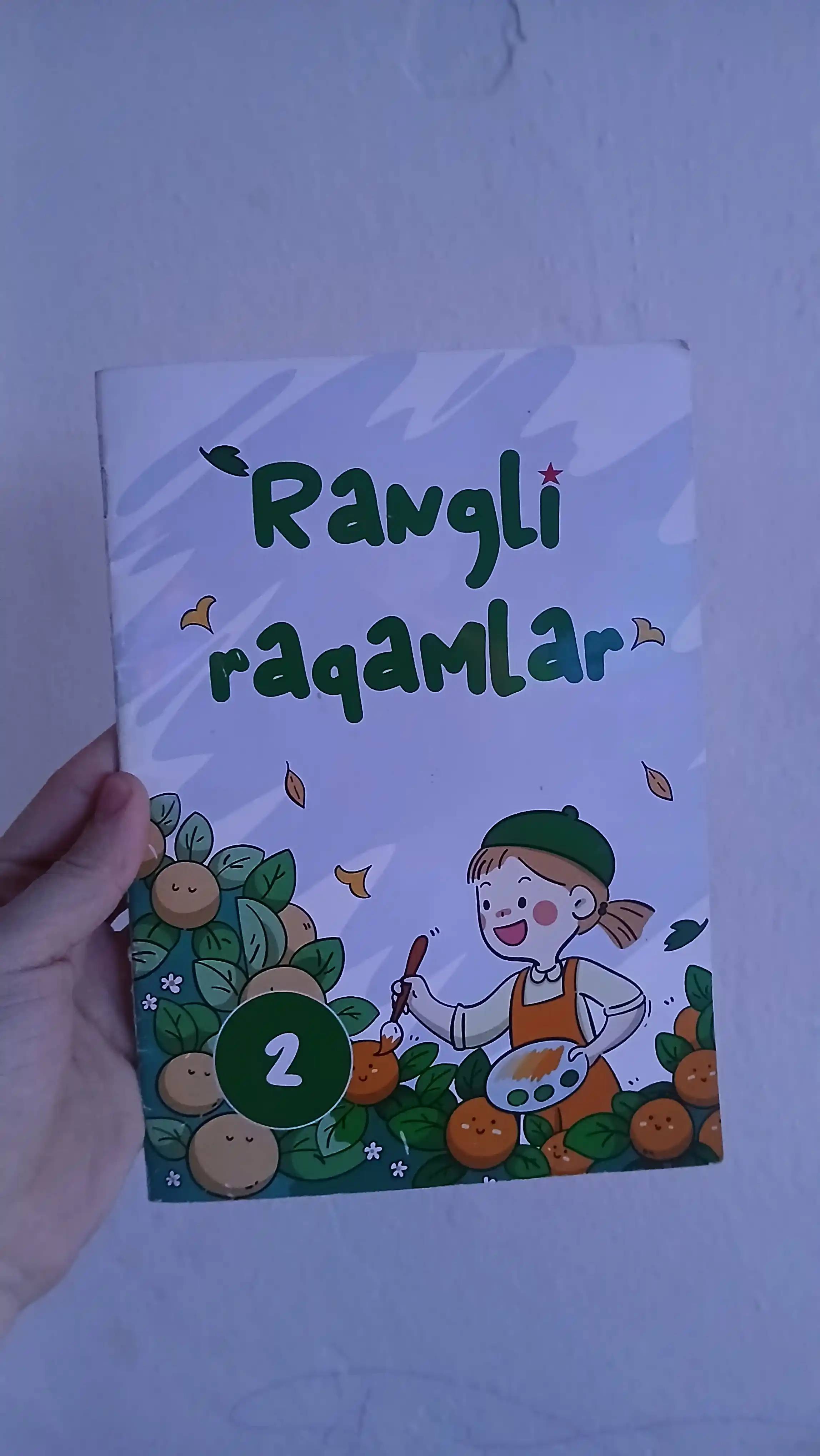 Rangli raqamlar — bolalar uchun raqamlar va ranglar orqali bo‘yash mashqlari to‘plami