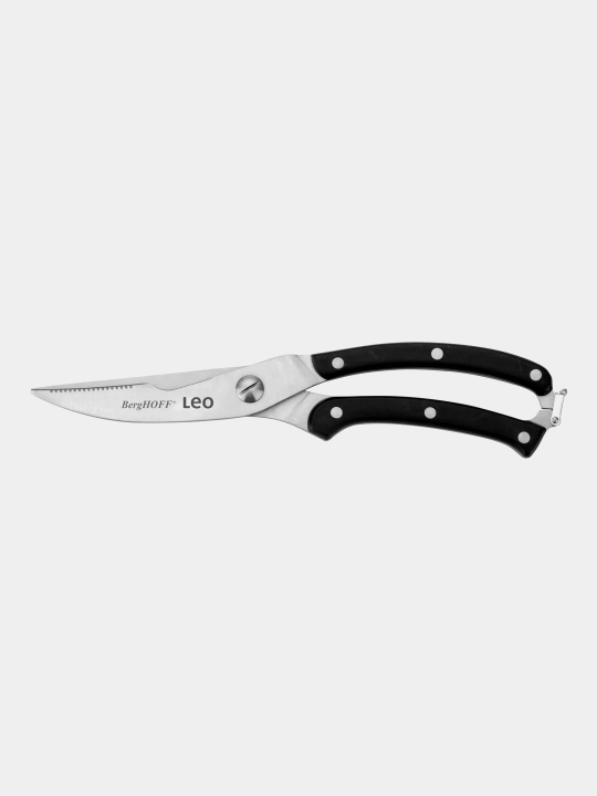 Ножницы BergHOFF "Leo Graphite", нержавеющая сталь, черные, 25см - 