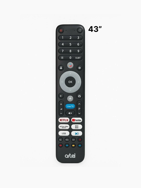 Телевизор Artel, диагональ 32"/43", Android TV и голосовое управление