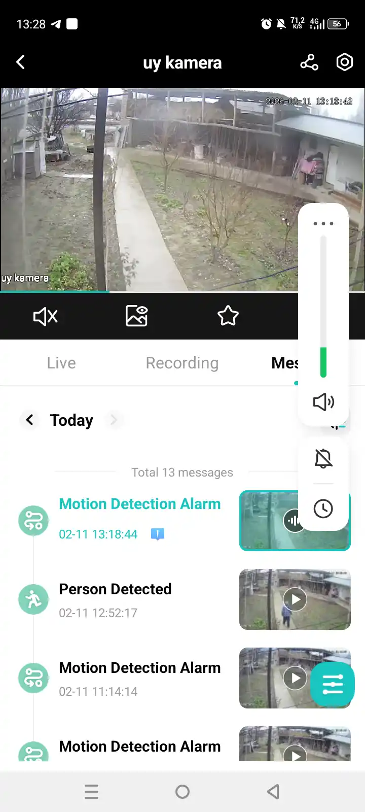 Aqlli PTZ kamera ko‘cha va uy uchun Wi-Fi kuzatuv kamerasi