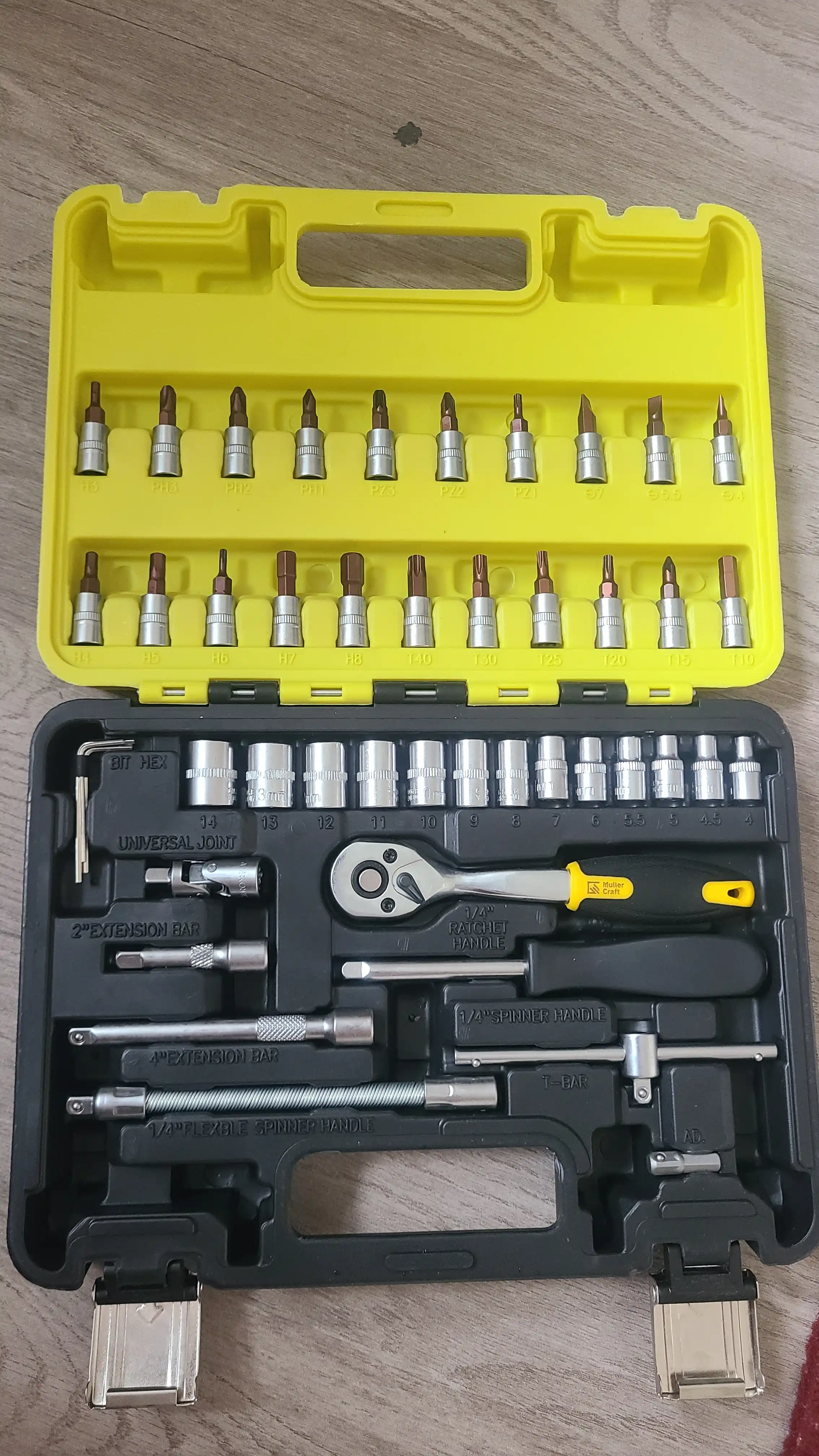 Muller Craft asboblar to'plami 219 donagacha treshotkali
