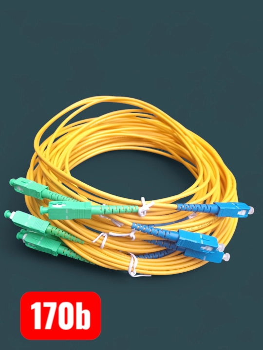 Оптоволоконный кабель SC/APC — SC/UPC SM SX G652D 1.5 metr