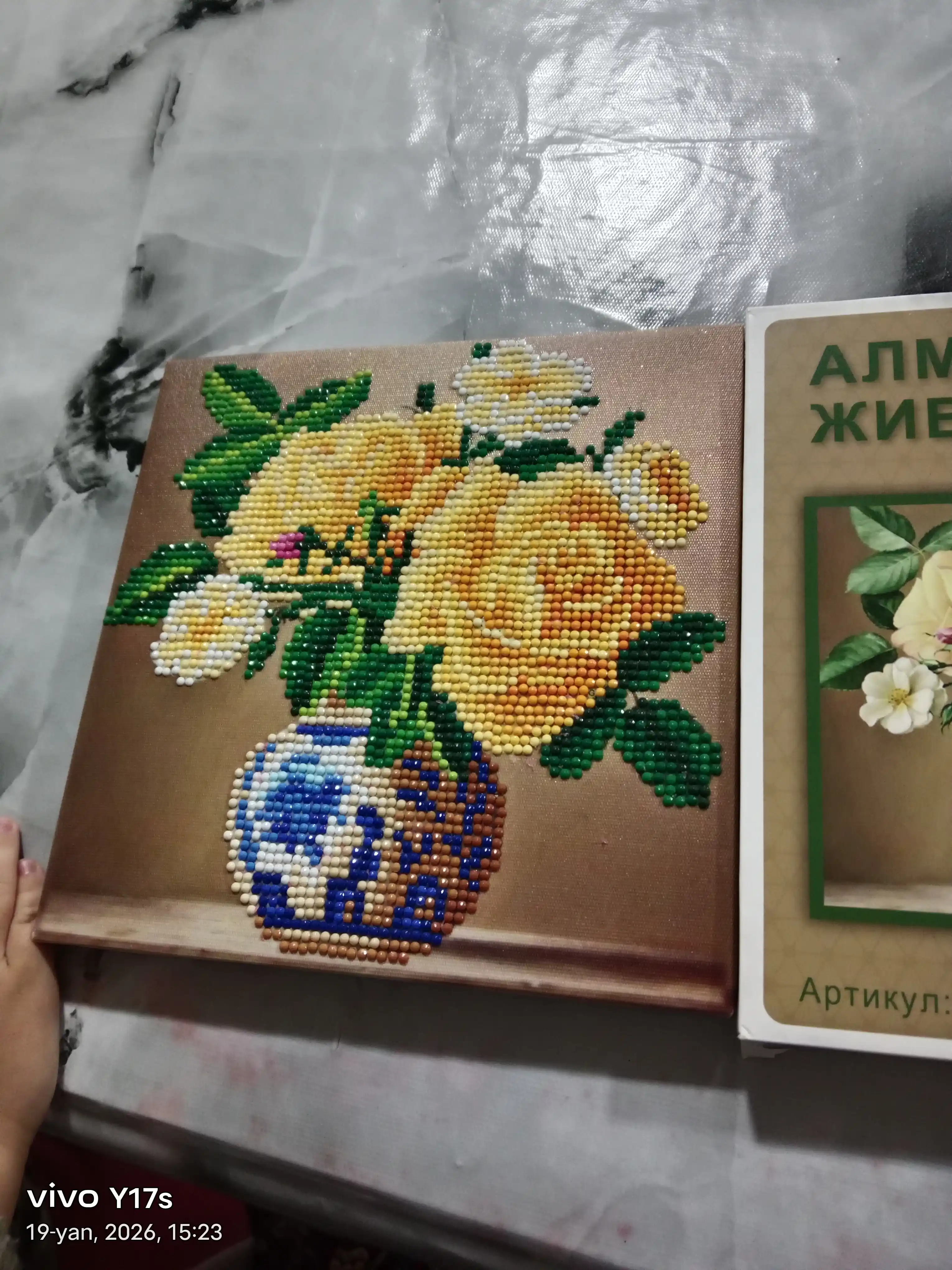 Алмазная мозаика Skystore "Разное" холст на подрамнике, 20x20 см