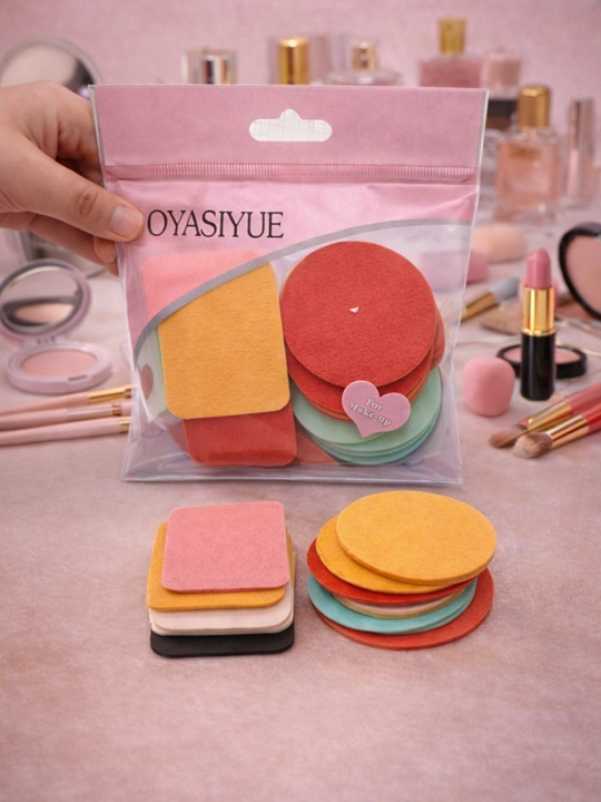 Makiyaj uchun sponj to'plami, 8 dona – Beauty Blender Set (Tonal, Konsiler, Pudra uchun) - 