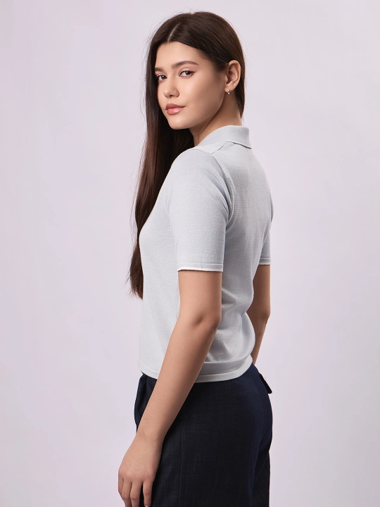 Jemper polo zip bilan JUST JT8601-20163