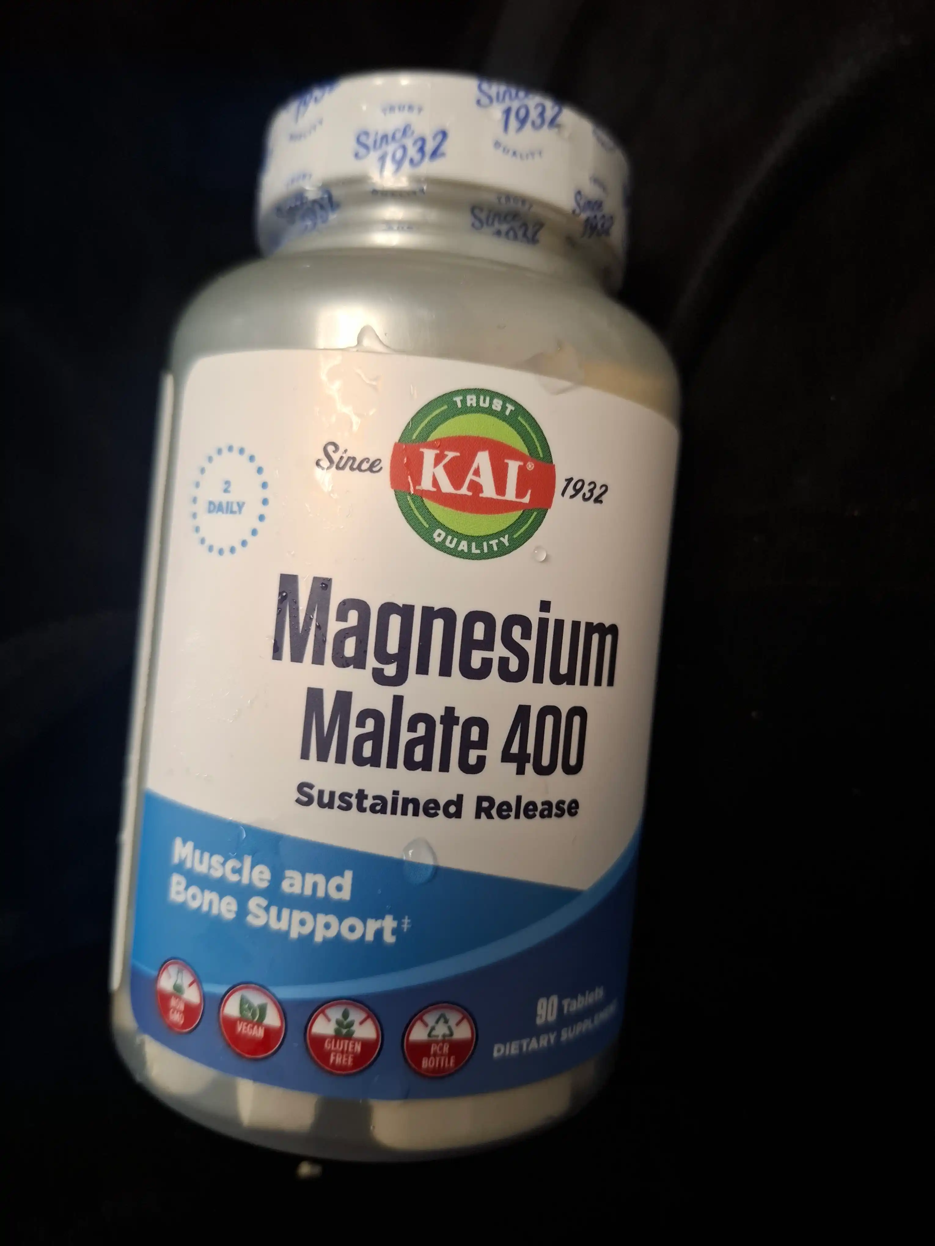 KAL, magniy Malat 400, 90 tabletkalar
