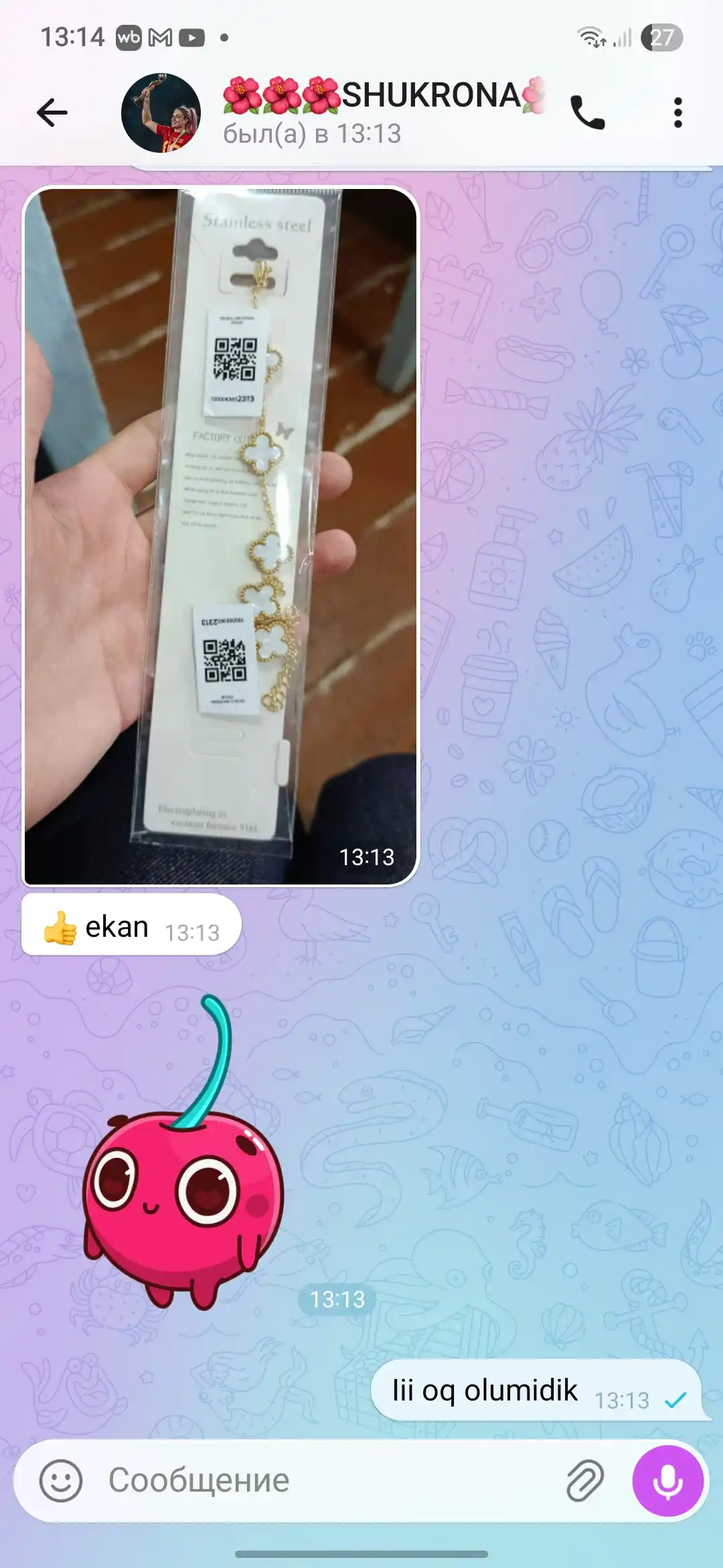 VanCleef uslubidagi ayollar bilaguzugi, qizlar brasleti, braslet kundalik taqinchoq