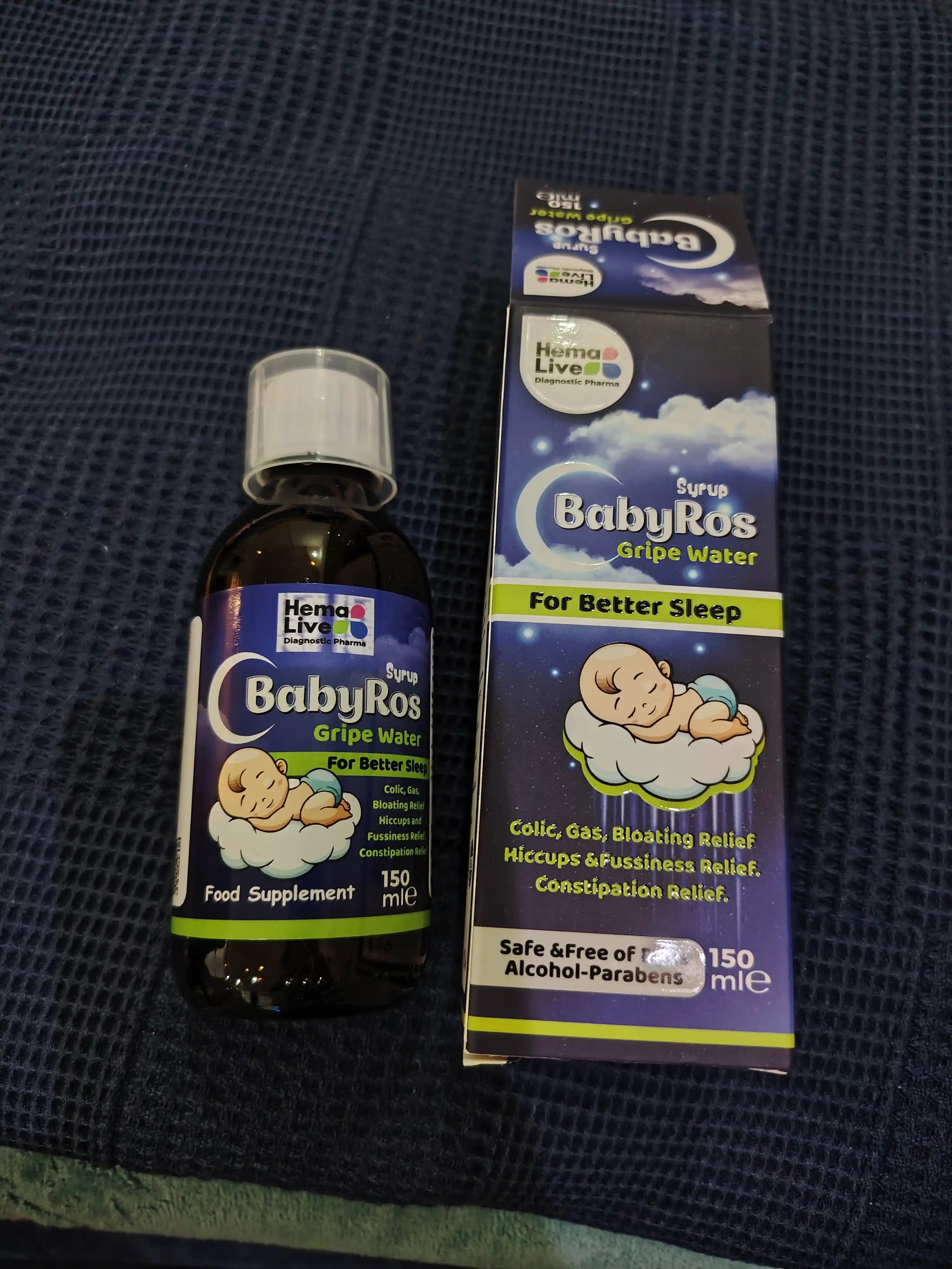 Сироп от коликов для младенцев BabyRos, витамины для детей, бады, 0+