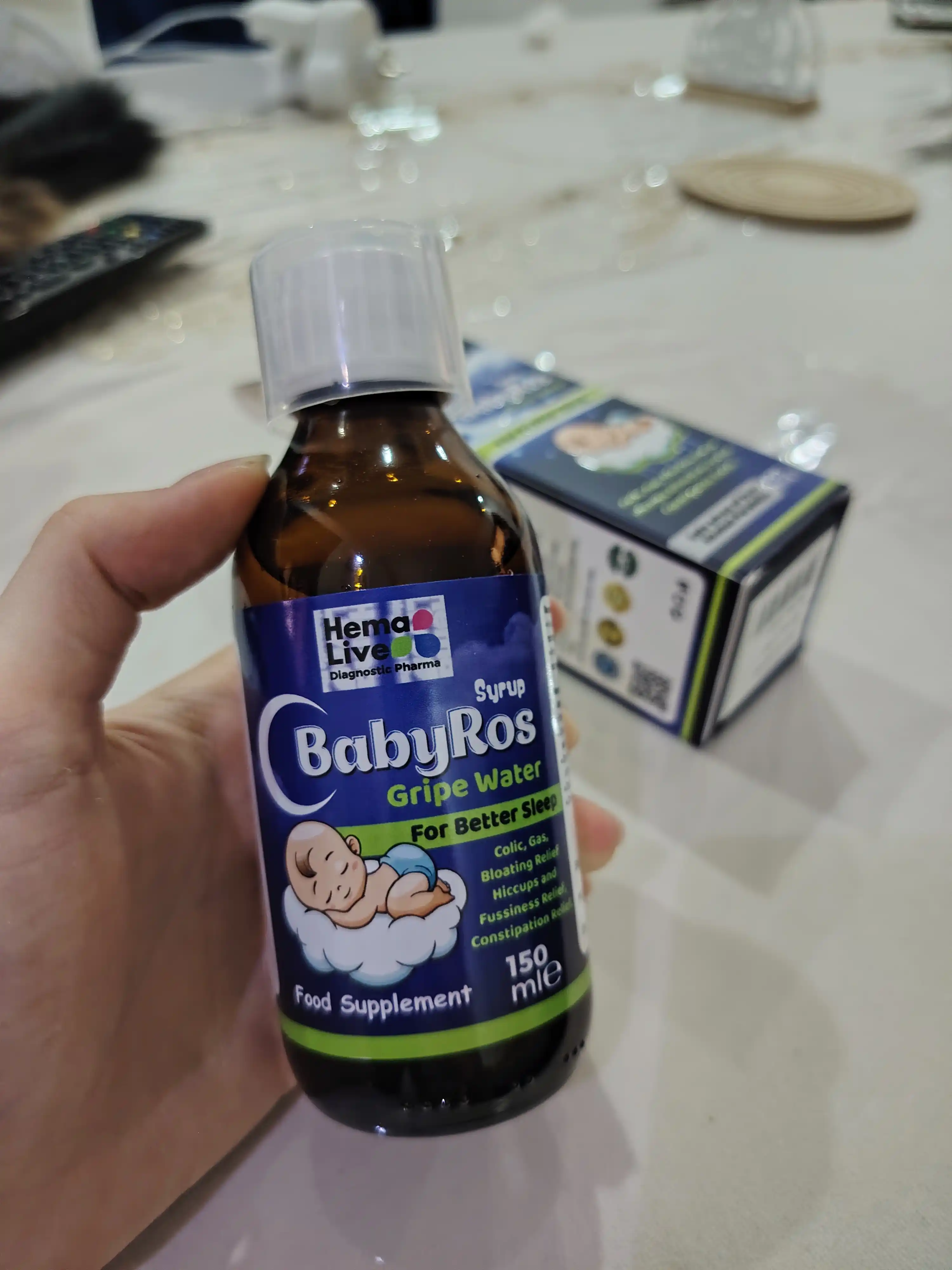 Сироп от коликов для младенцев BabyRos, витамины для детей, бады, 0+