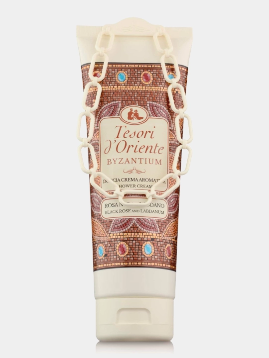 Dush uchun krem gel tesori d' oriente byzantium qora atirgul va labdan 250ml - 