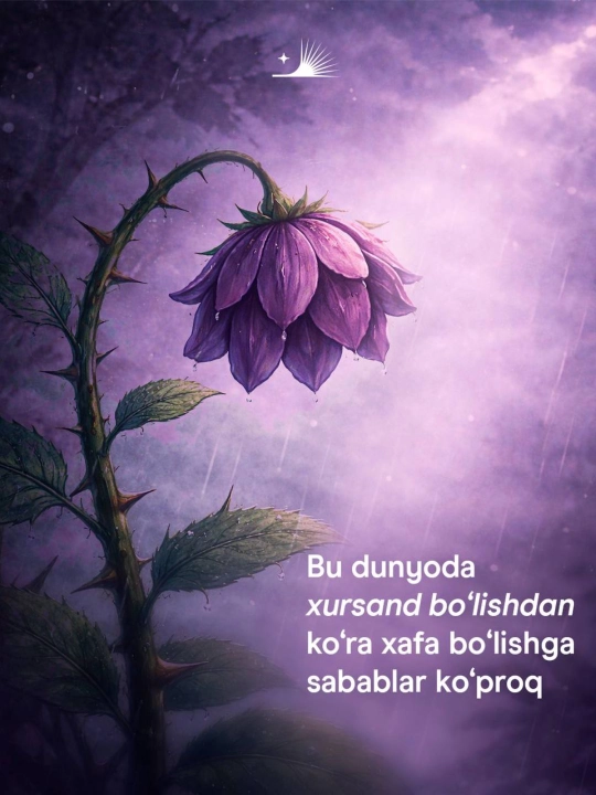 Binafsha shu’lasi — Usoma Muslim, tuyg‘ular va hayot haqida badiiy asar