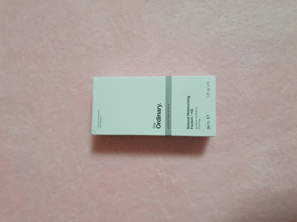 The Ordinary Natural Moisturizing Factors + HA yuz uchun namlovchi krem, 30 ml