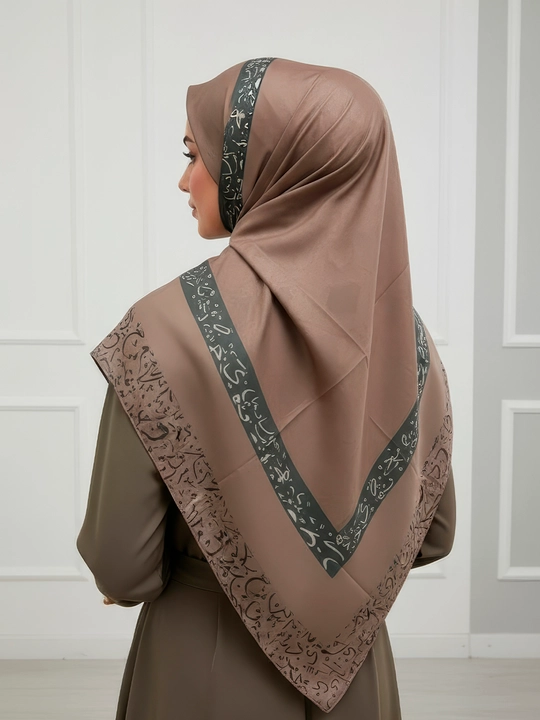 Misr ro'mol ayollar uchun, krep-shifon ro'mol 120 x 120