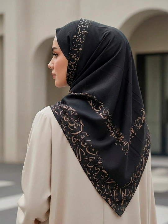 Misr ro'mol ayollar uchun, krep-shifon ro'mol 120 x 120