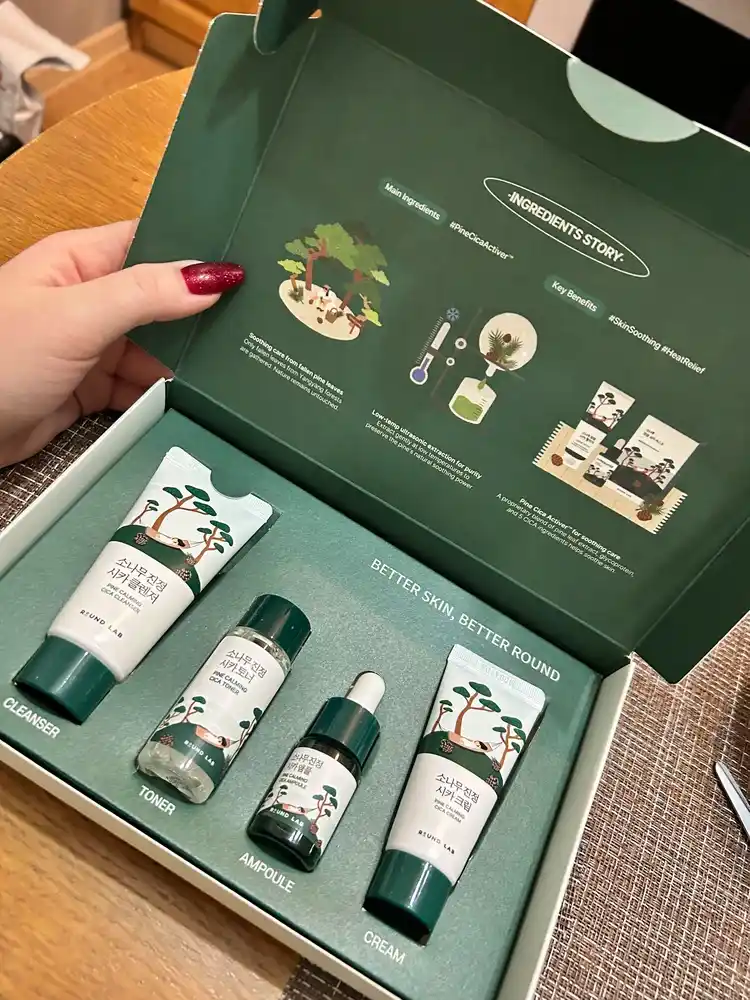 Мини-набор для ухода за кожей Round Lab (Trial Kit)