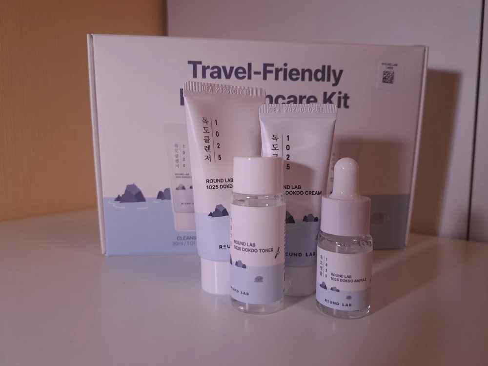 Мини-набор для ухода за кожей Round Lab (Trial Kit)