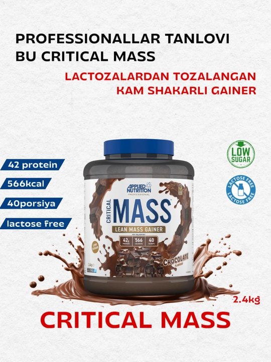 Applied Nutrition Critical Mass 2.4 kg - 