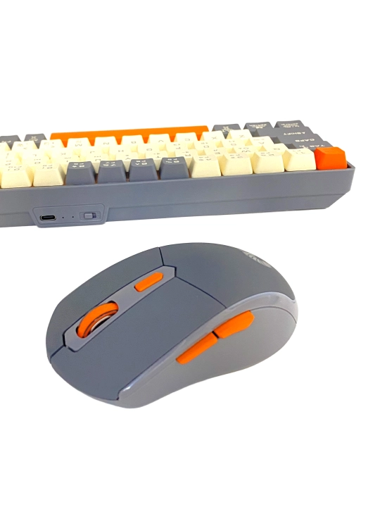 RGB klaviatura: mexanik T50, 98 tugmalar, simli K68, simsiz R908 to‘plami