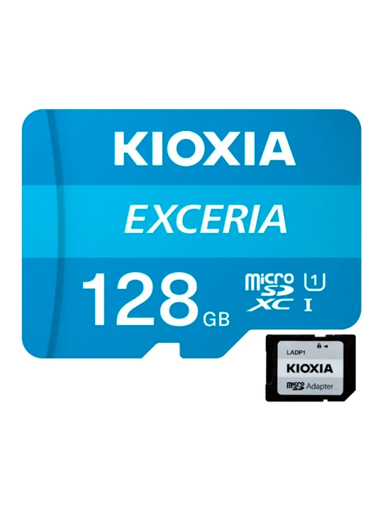 Kioxia 128GB microSD G2 UHS-I Class10 + Адаптер