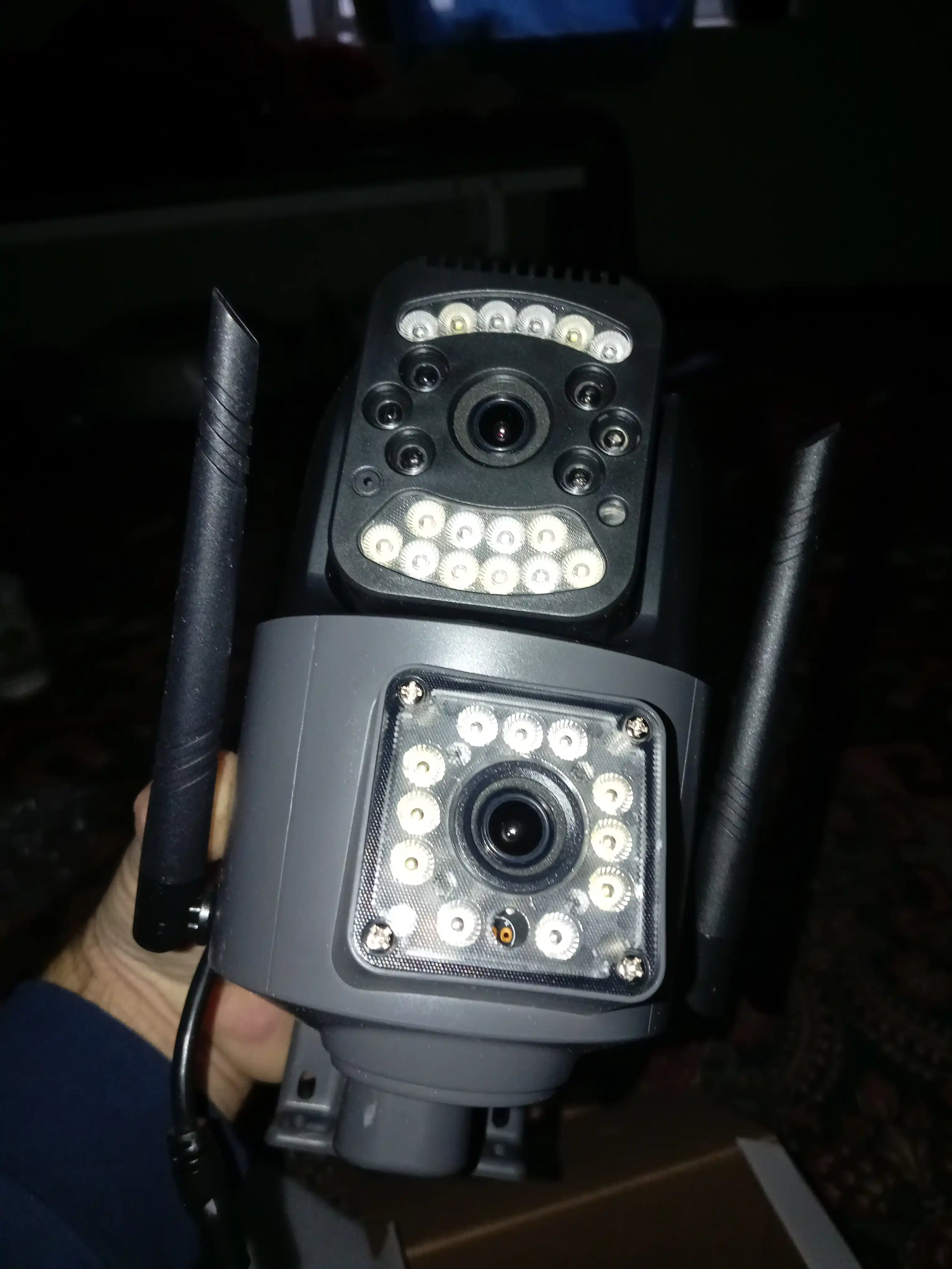 4G sim kartali kamera, 2 linzali, xavfsizlik kamerasi, Smart PTZ Camera, V380 PRO