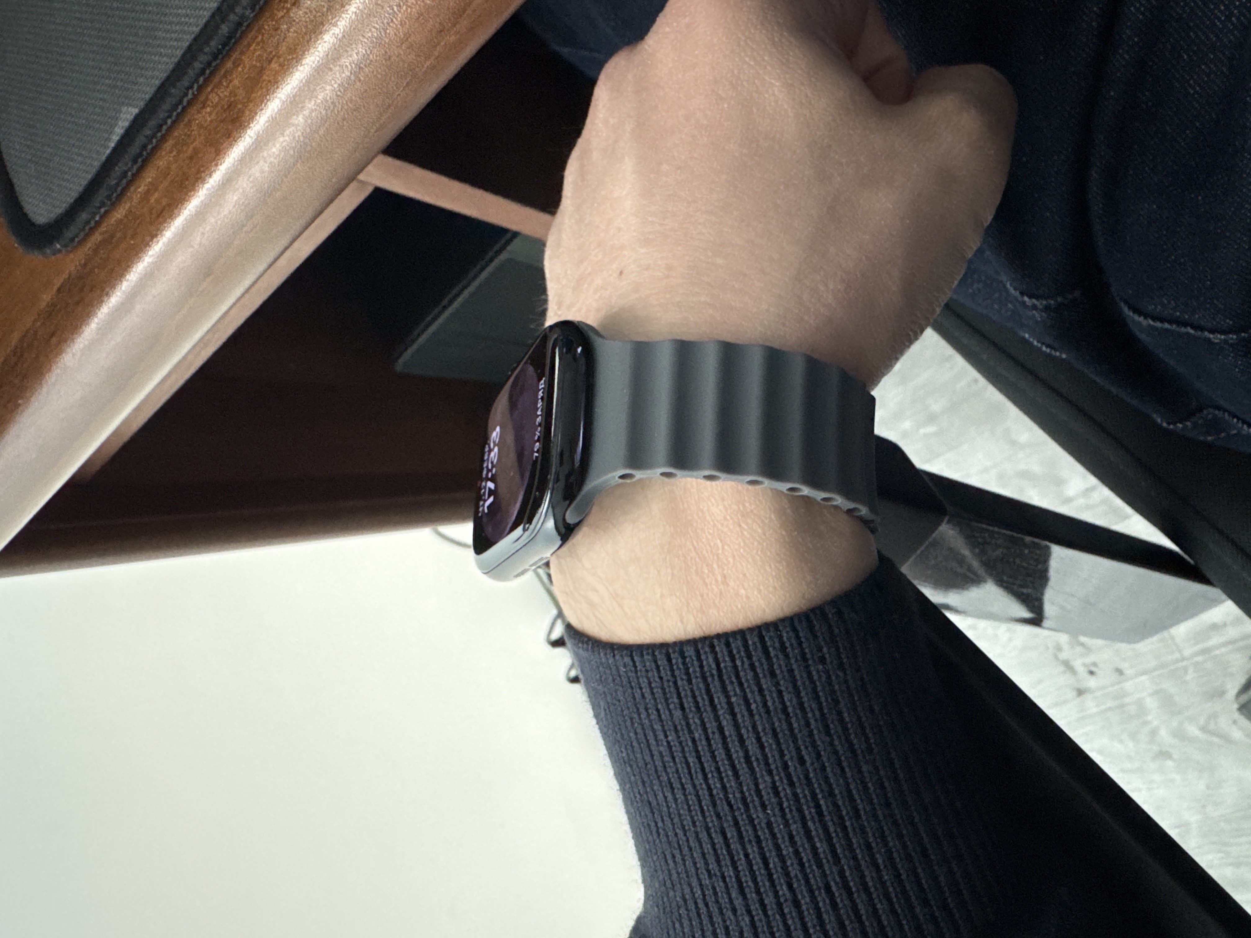 Ремешок Apple Watch 42, 44, 45, 46, 49 мм, силиконовый, магнитный