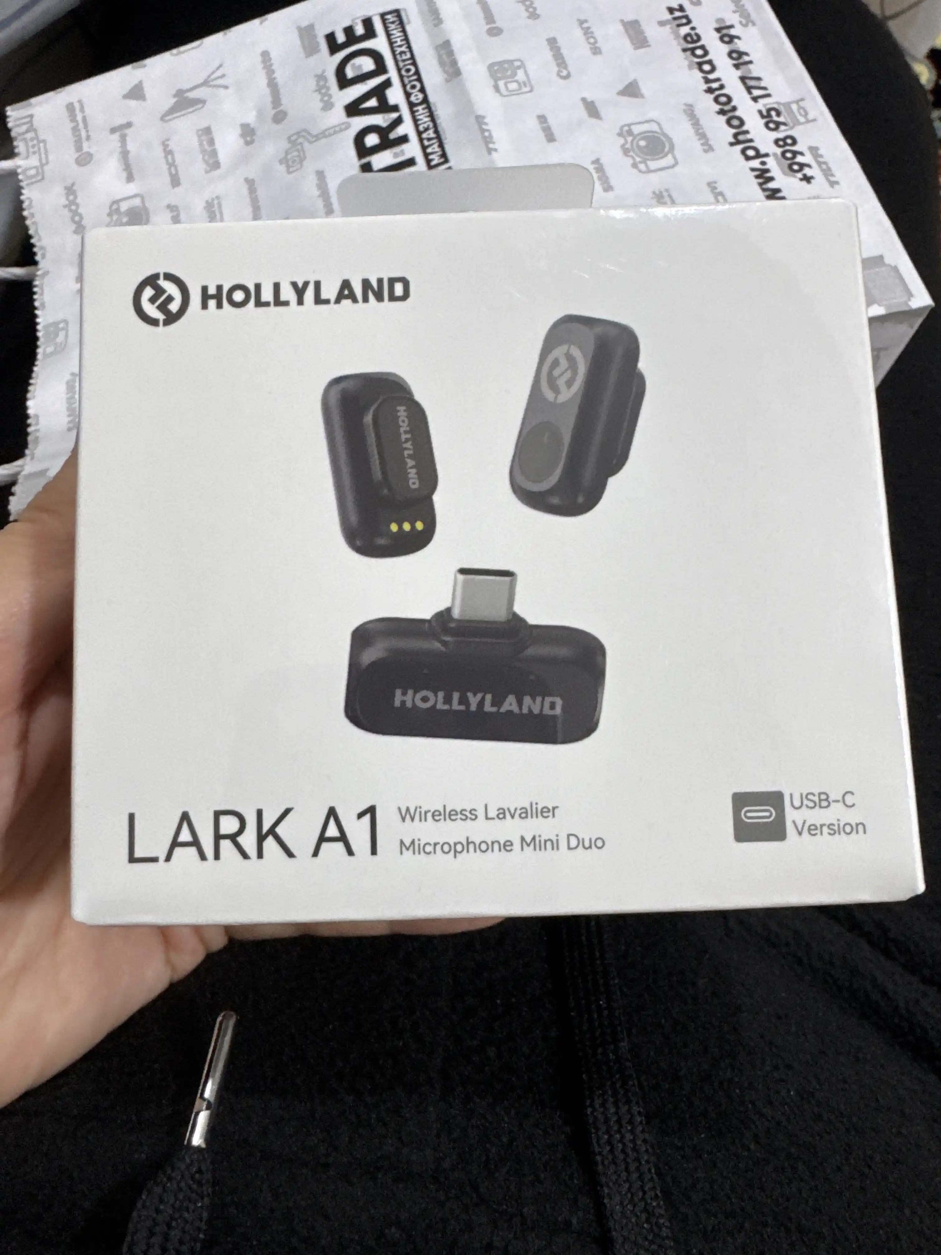 Hollyland LARK A1 Mini Duo USB-C — беспроводной микрофон для смартфонов