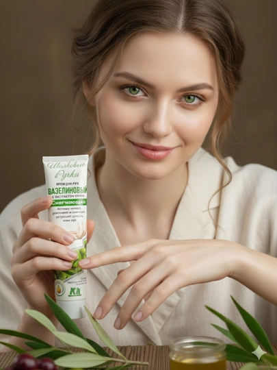 Кремы для рук Klin-Cosmetika питательный и увлажняющий , приятным ароматом, 125 г